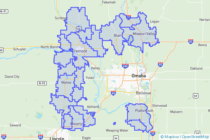 Service Area Map