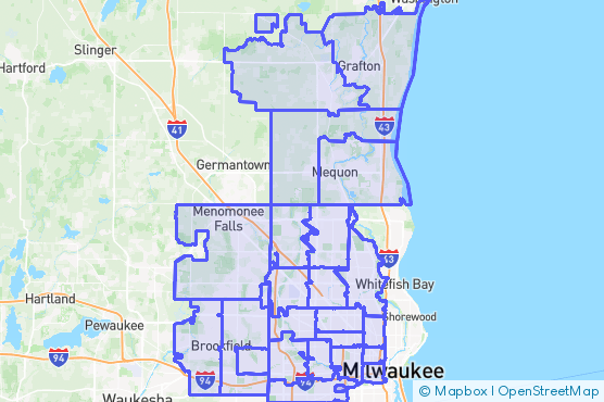 Service Area Map