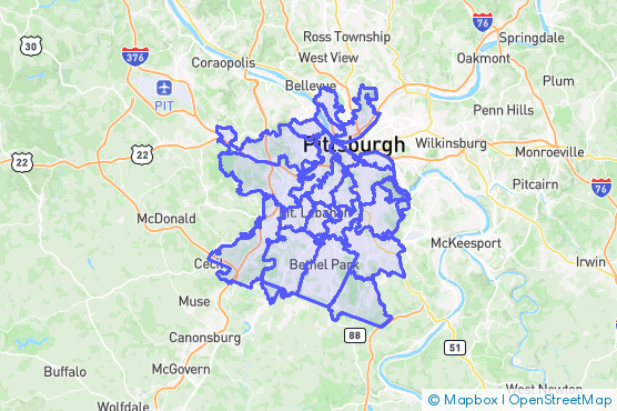 Service Area Map