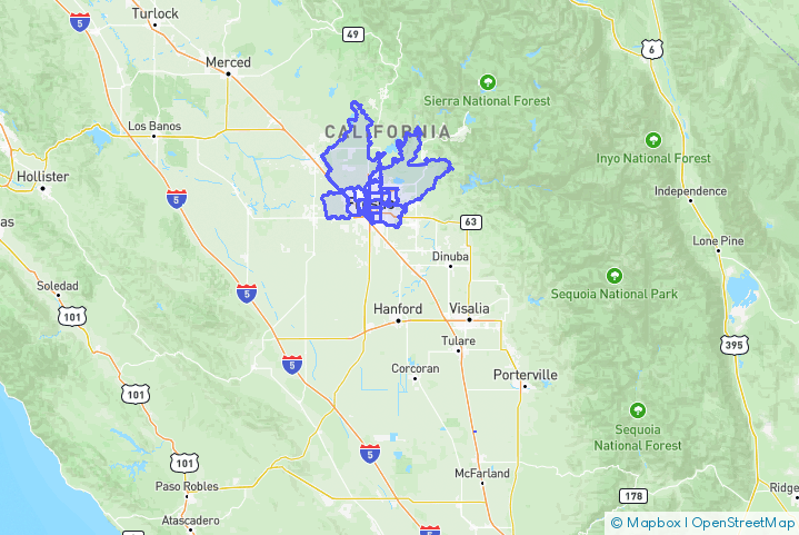 Service Area Map