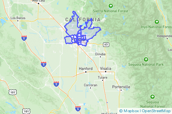 Service Area Map