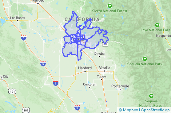 Service Area Map