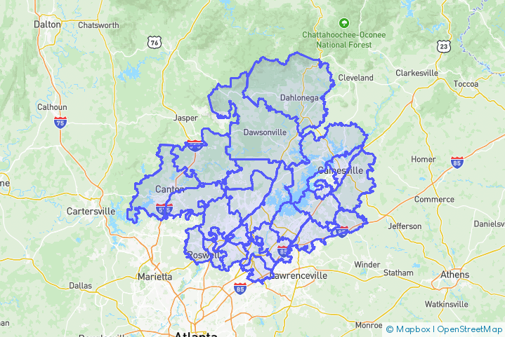 Service Area Map