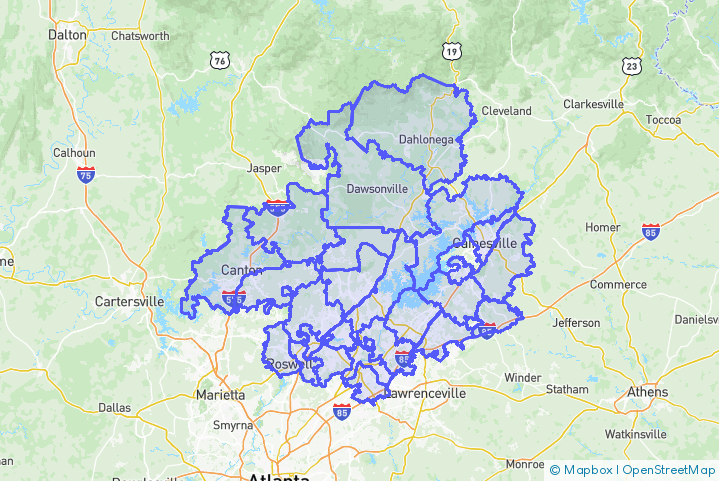 Service Area Map