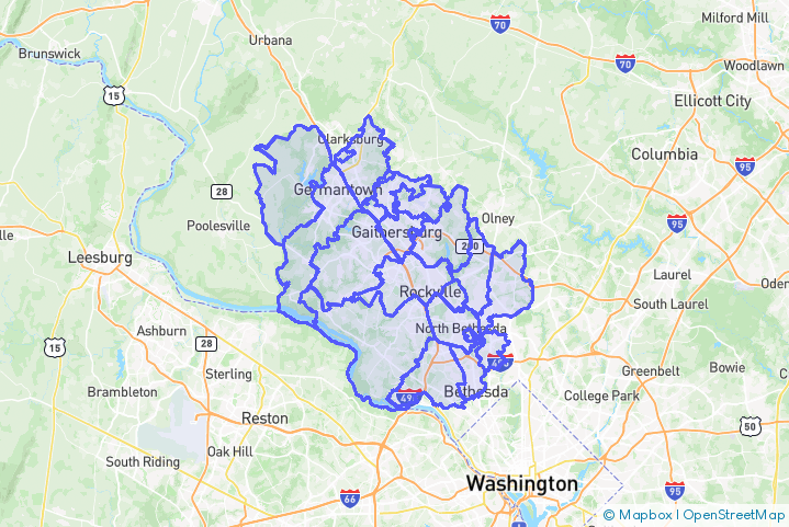 Service Area Map