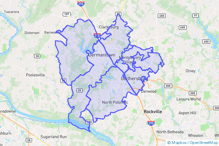 Service Area Map