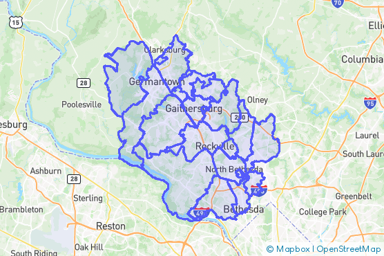 Service Area Map