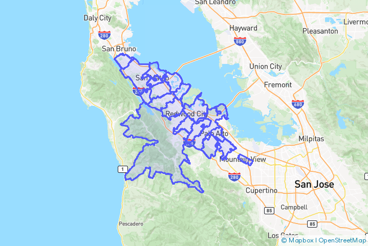 Service Area Map
