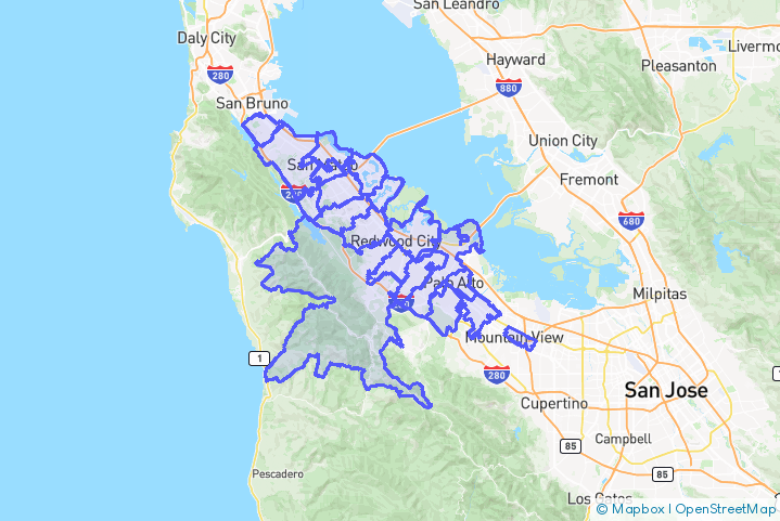 Service Area Map