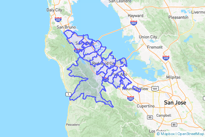 Service Area Map