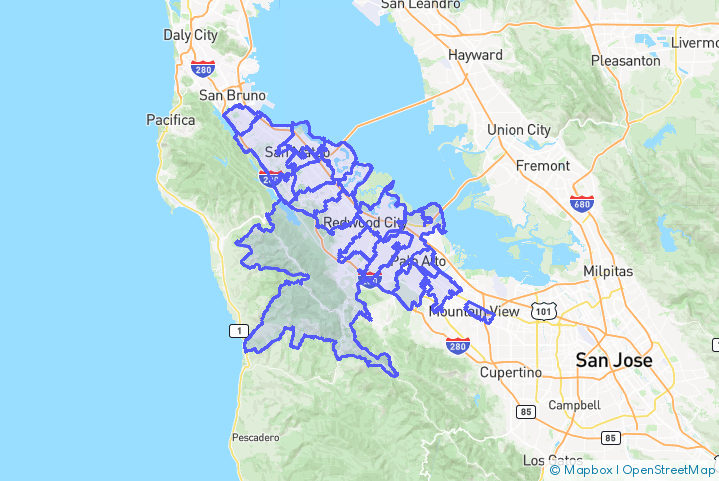 Service Area Map