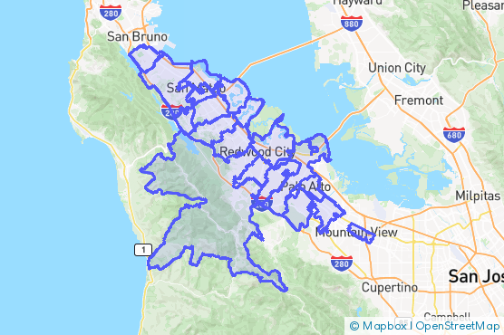 Service Area Map