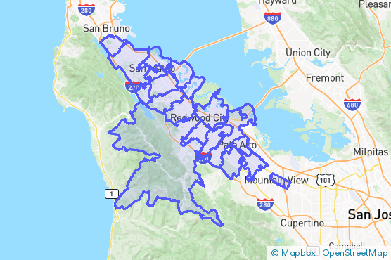 Service Area Map