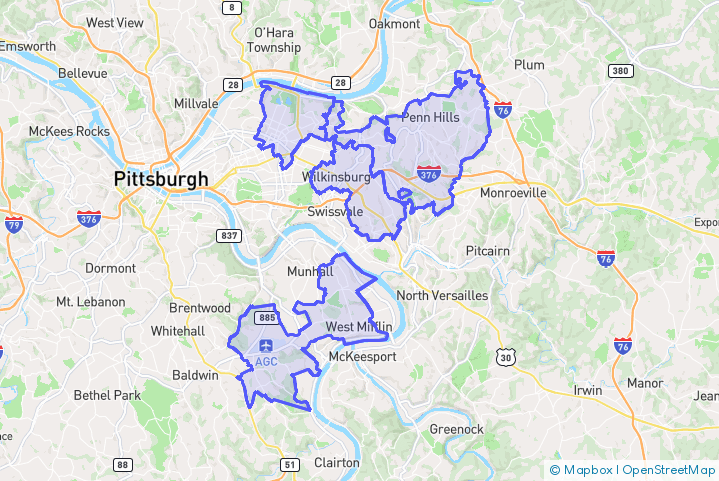 Service Area Map