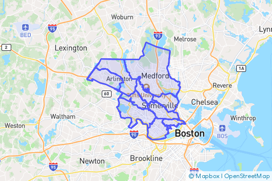 Service Area Map