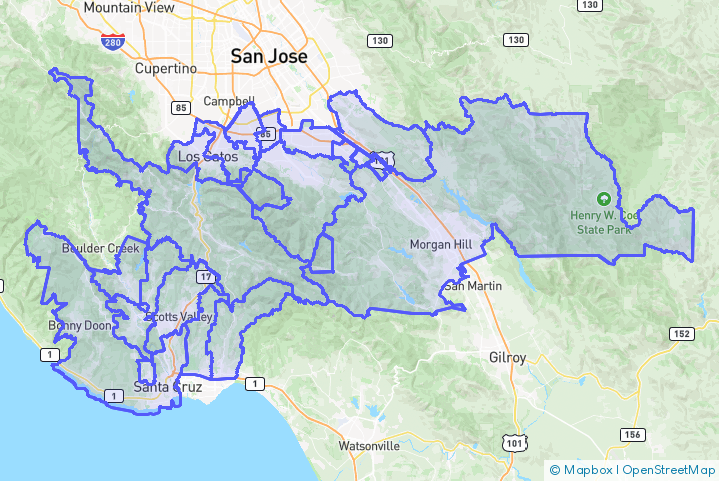 Service Area Map