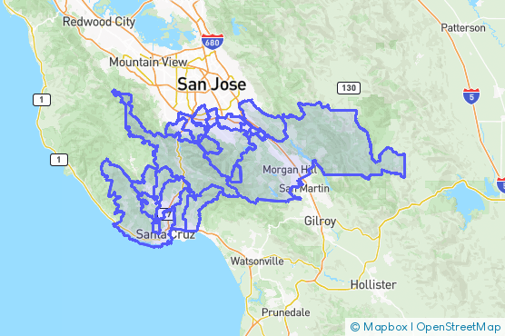 Service Area Map