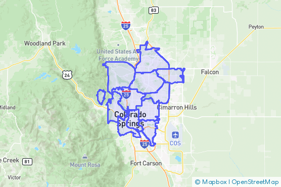 Service Area Map