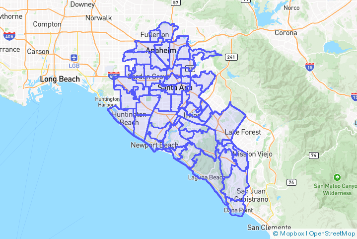 Service Area Map