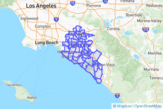 Service Area Map