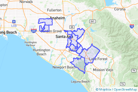 Service Area Map