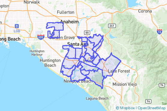 Service Area Map