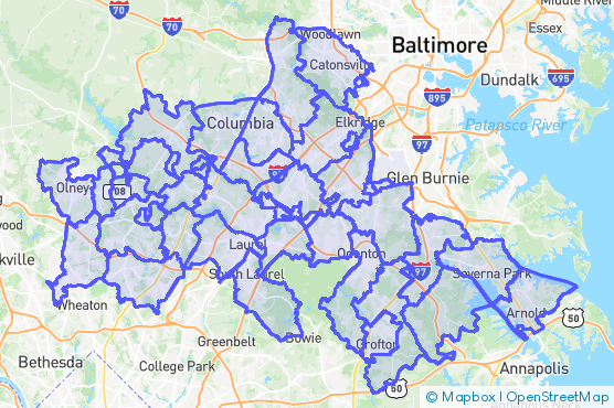 Service Area Map