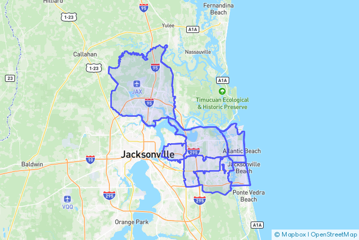 Service Area Map