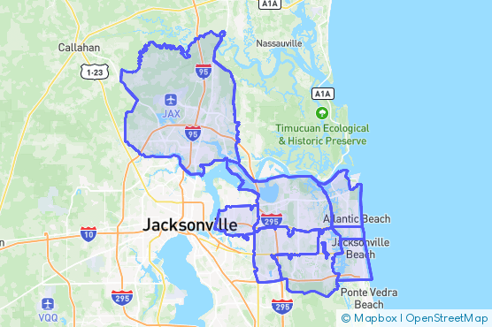 Service Area Map