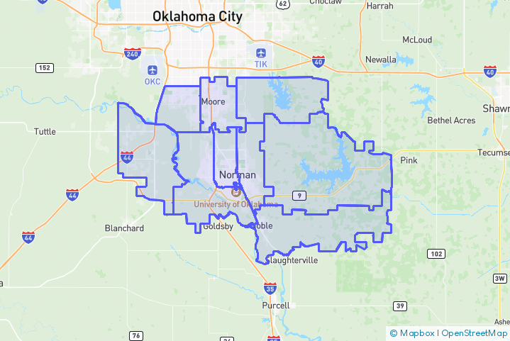 Service Area Map
