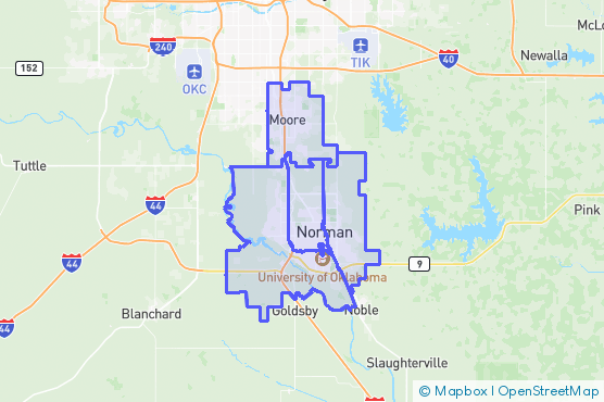 Service Area Map