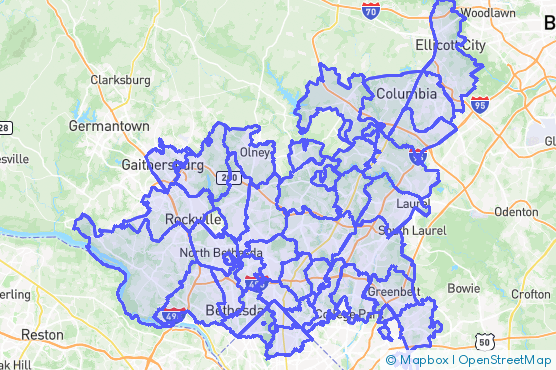 Service Area Map