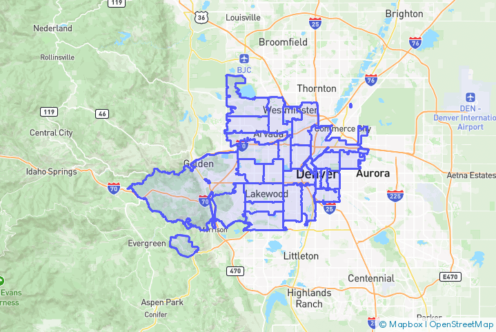 Service Area Map