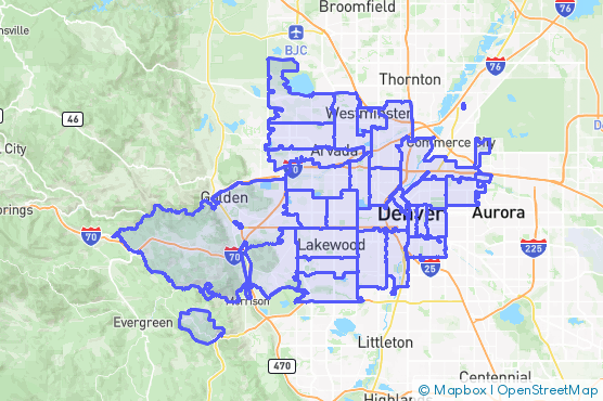 Service Area Map
