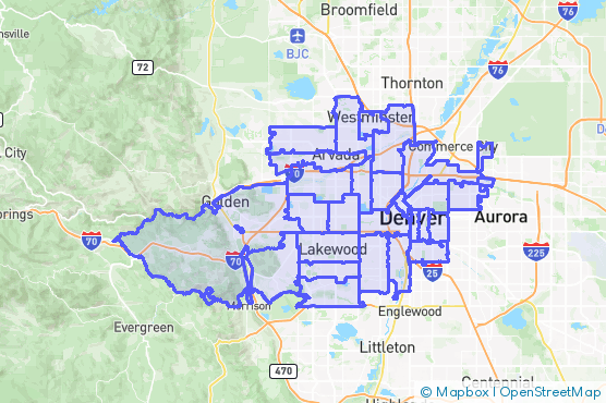 Service Area Map