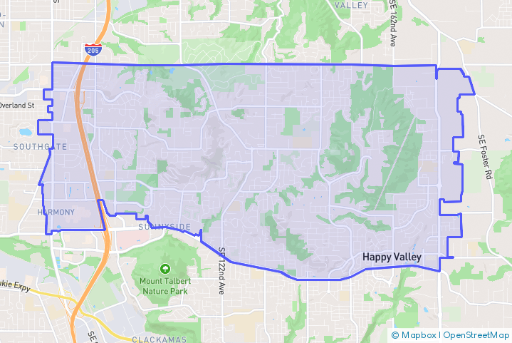 Service Area Map