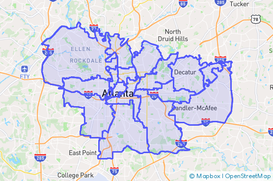 Service Area Map