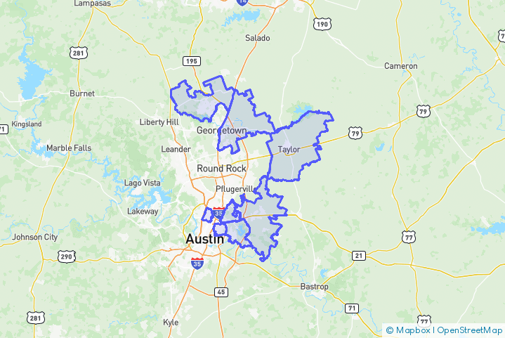 Service Area Map