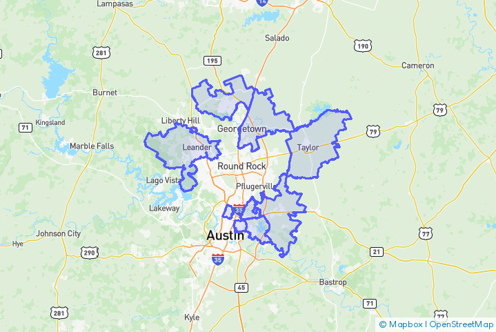 Service Area Map