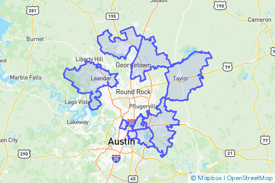 Service Area Map