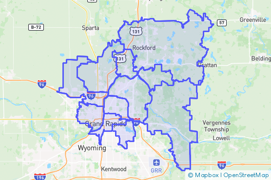 Service Area Map