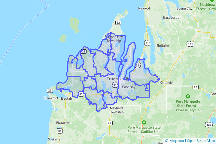 Service Area Map