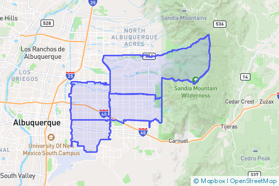 Service Area Map