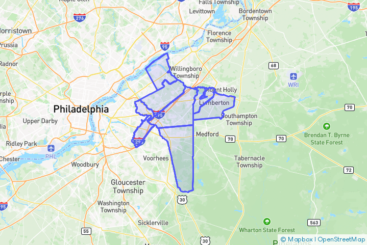 Service Area Map