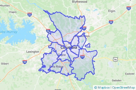 Service Area Map