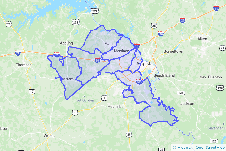 Service Area Map