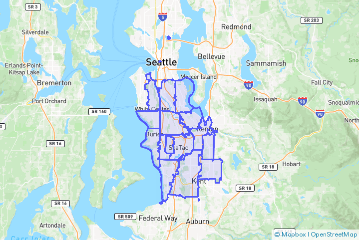 Service Area Map