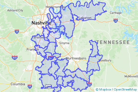 Service Area Map