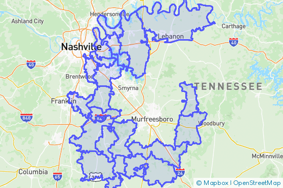 Service Area Map
