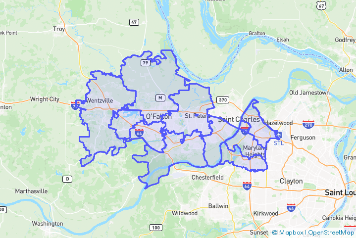 Service Area Map